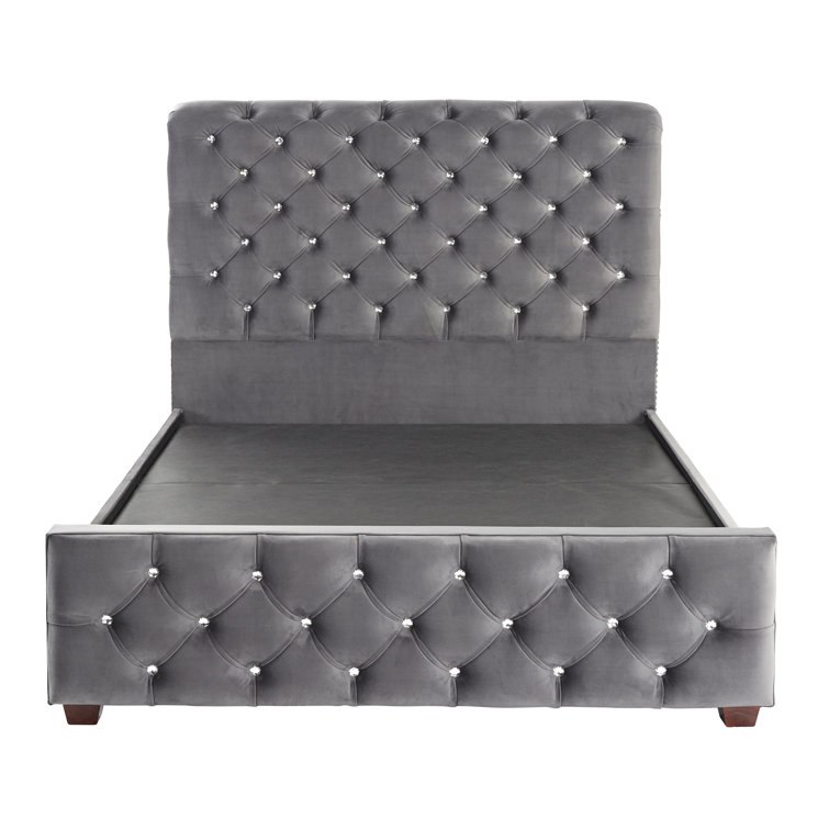 Canora Grey Joel Upholstered Bed Frame & Reviews Wayfair.co.uk